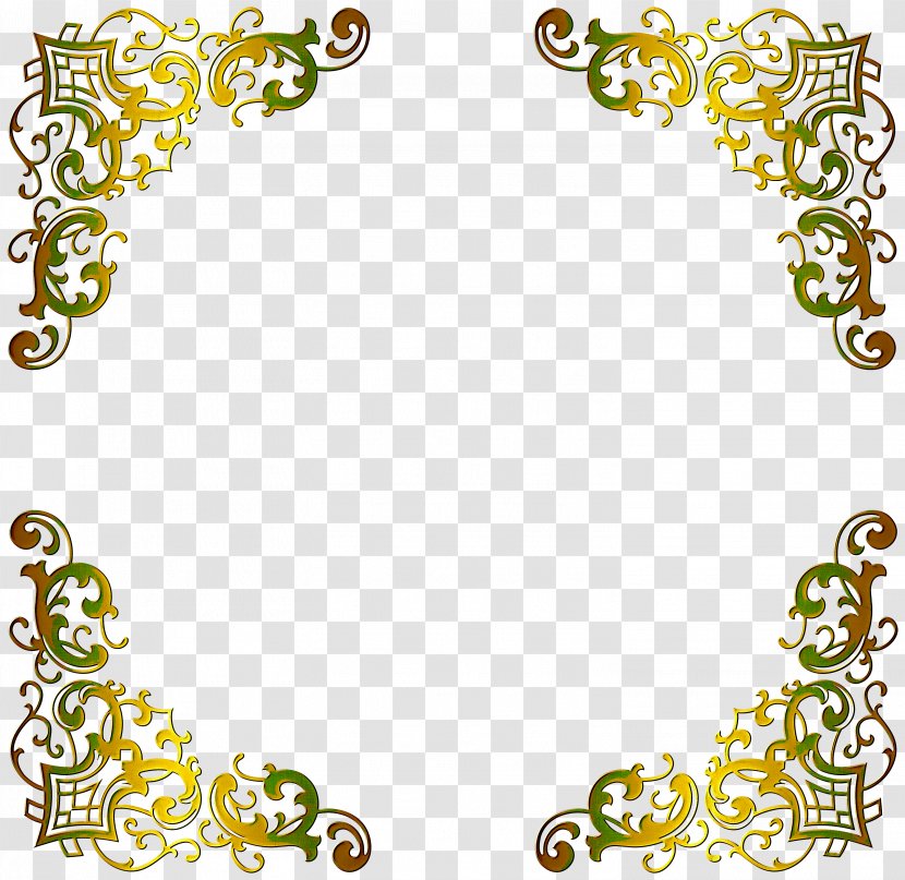 Floral Design - Rectangle - Picture Frame Transparent PNG