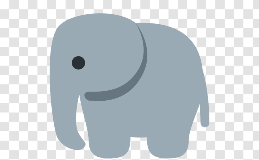 Emoji African Elephant Asian SMS - Organism Transparent PNG