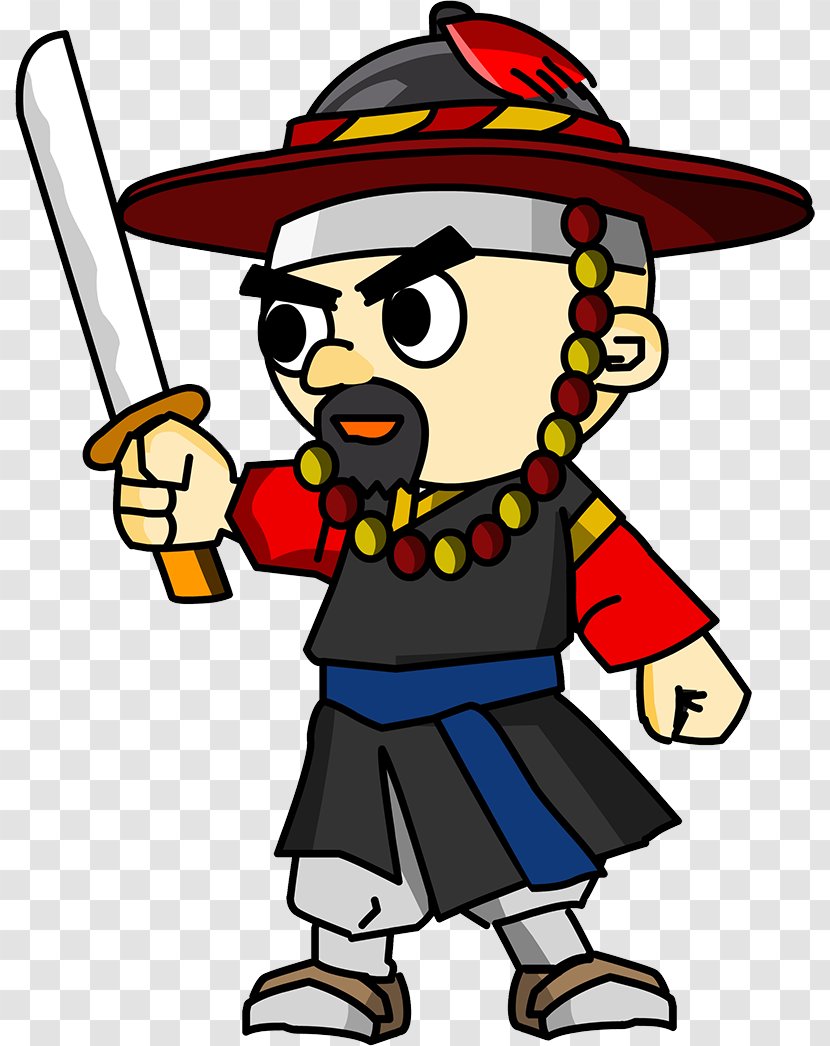 Soldier Clip Art - Designer - Hand-painted Cartoon Warrior Transparent PNG