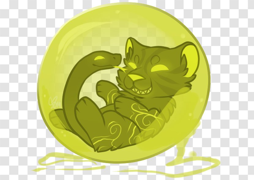 Whiskers Cat Green Tail - Organism Transparent PNG