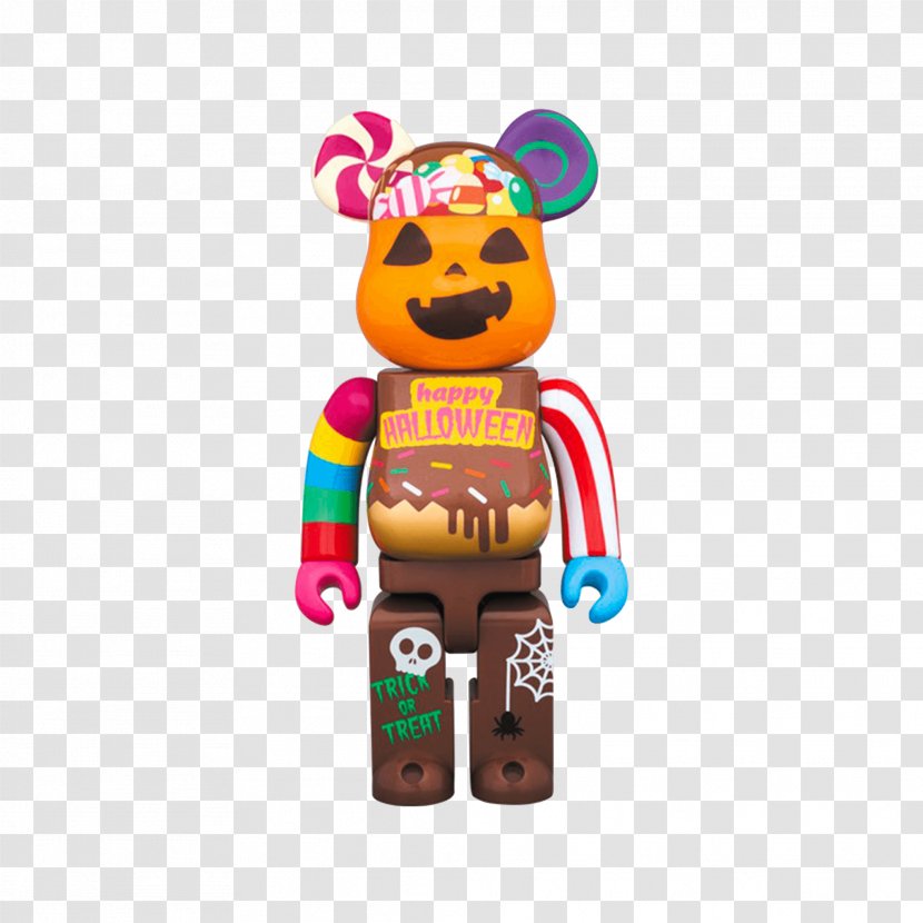 Bearbrick Designer Toy Halloween Medicom - Flower Transparent PNG