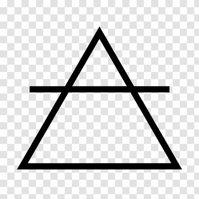 Air Alchemical Symbol Classical Element Alchemy - Earth Transparent PNG