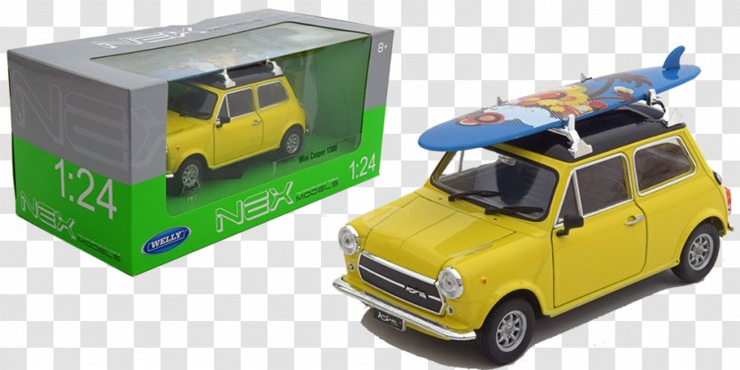 MINI Cooper City Car Compact - Scale Model Transparent PNG