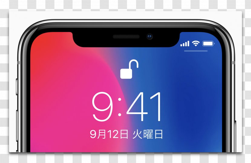 IPhone X Face ID Camera Apple 8 Plus - Telephony Transparent PNG