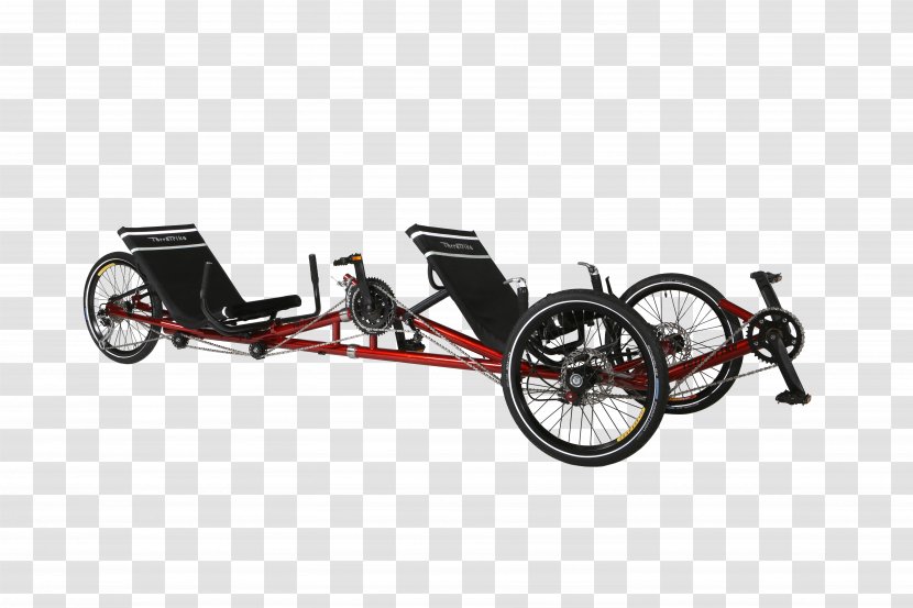 Recumbent Bicycle TerraTrike Tandem Tricycle - Catrike Transparent PNG