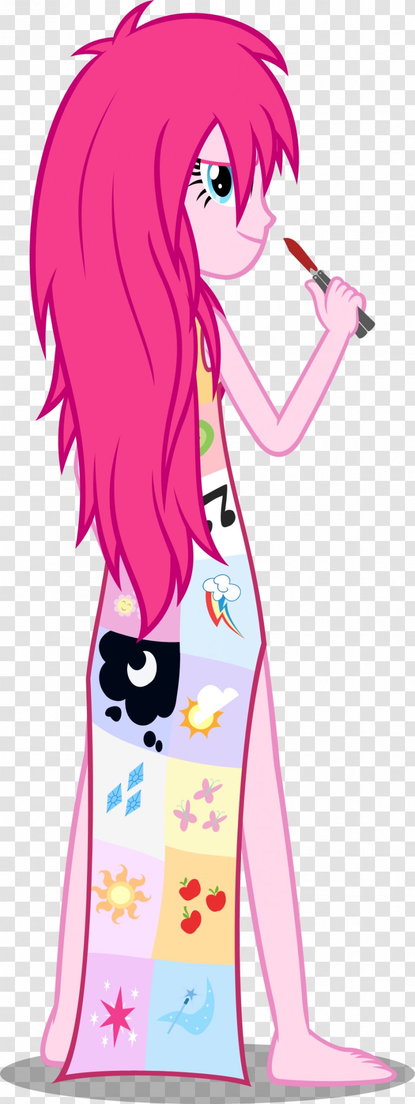 Pinkie Pie Twilight Sparkle My Little Pony: Equestria Girls Rarity - Silhouette - Bloody Knife Transparent PNG