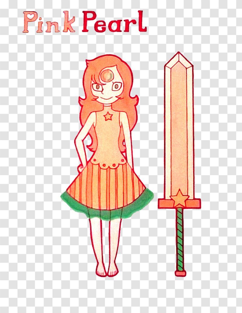 Pearl Orange County Red Pink White - Heart - Cartoon Transparent PNG