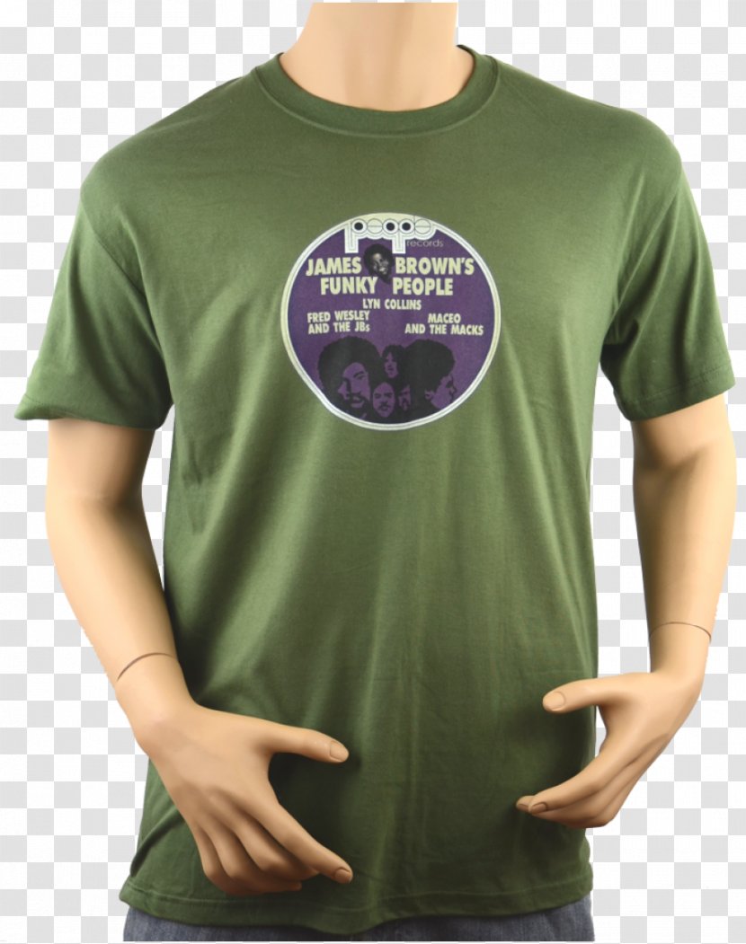 T-shirt Sleeve Bluza Green - Shirt Transparent PNG