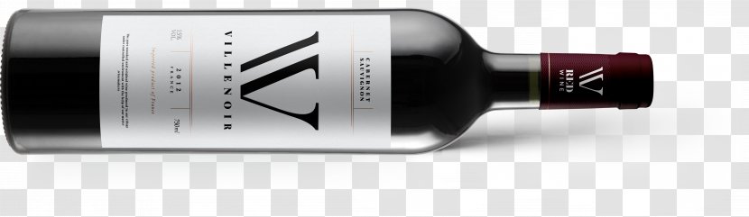 Bottle Wine Sauvignon Blanc Cabernet Riesling - Varietal - Mockup. Transparent PNG