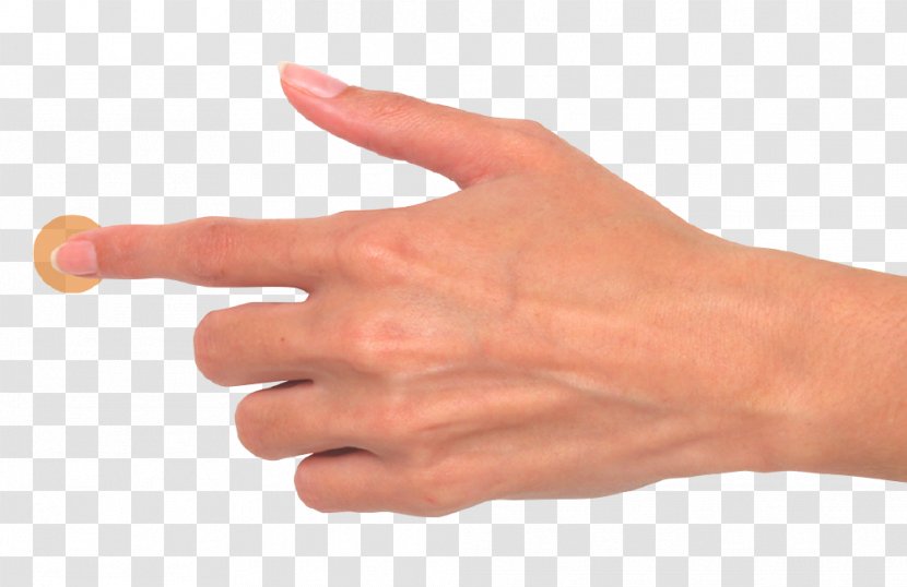 Hand Model Finger Thumb Nail - Drawn Metal Stripe Transparent PNG