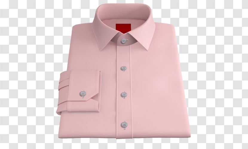 Dress Shirt Pink Clothing Twill Oxford Transparent PNG