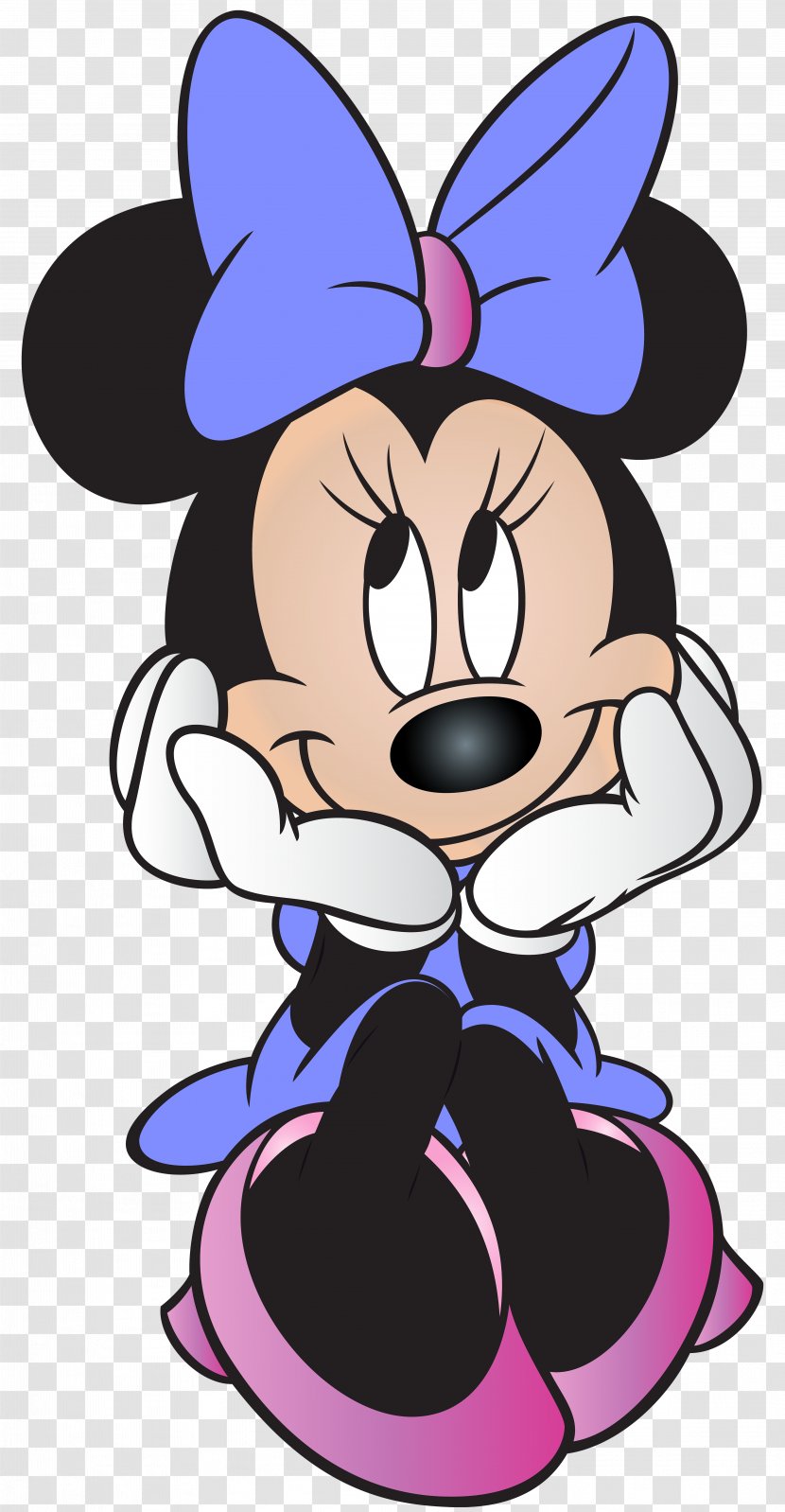 Minnie Mouse Mickey Pluto Donald Duck Goofy - Tree - Free Clip Art Image Transparent PNG