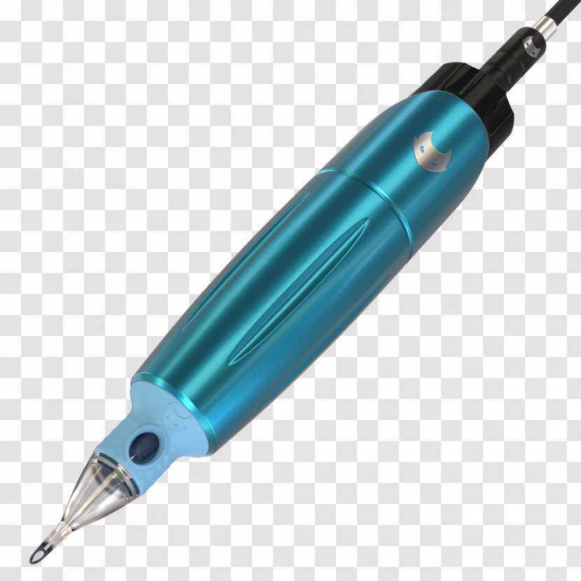 Ink Tattoo Machine Pen - Tool - Blue Transparent PNG