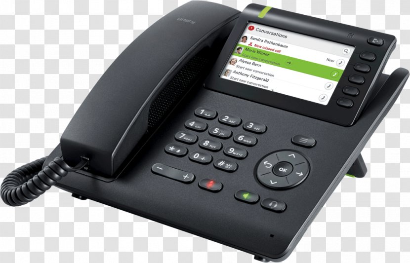 Unify Software And Solutions GmbH & Co. KG. OpenScape Desk Phone IP 55G Telephone Unified Communications - Voip - Electronics Transparent PNG
