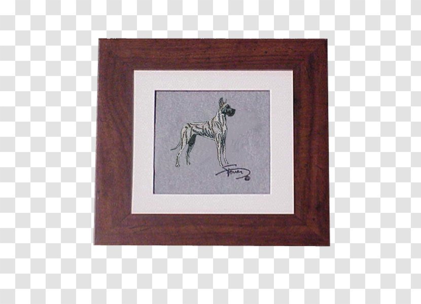 Dog Painting Picture Frames Modern Art Wood - Rectangle Transparent PNG
