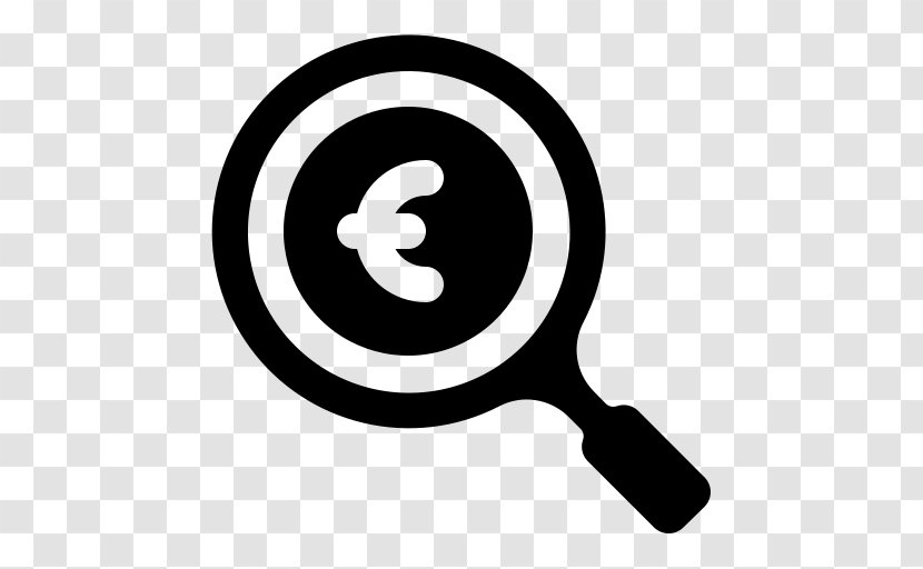 Magnifying Glass - Symbol - Black And White Transparent PNG