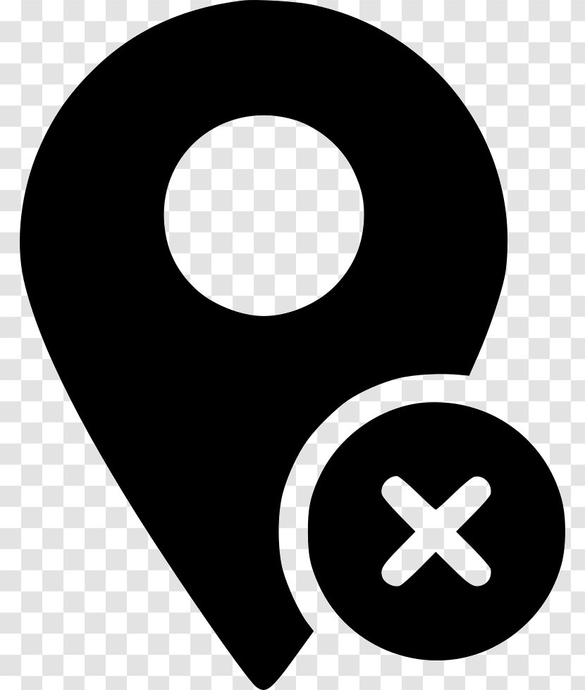 Black And White Symbol Map - Netpbm Format Transparent PNG