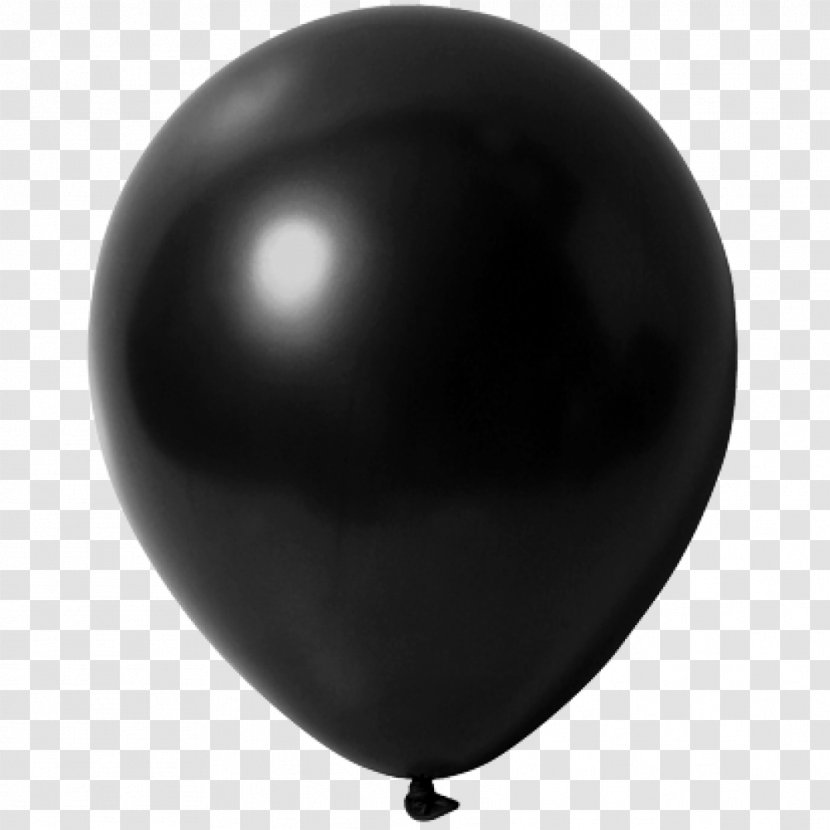 Toy Balloon Gas Helium Black - Bag Transparent PNG