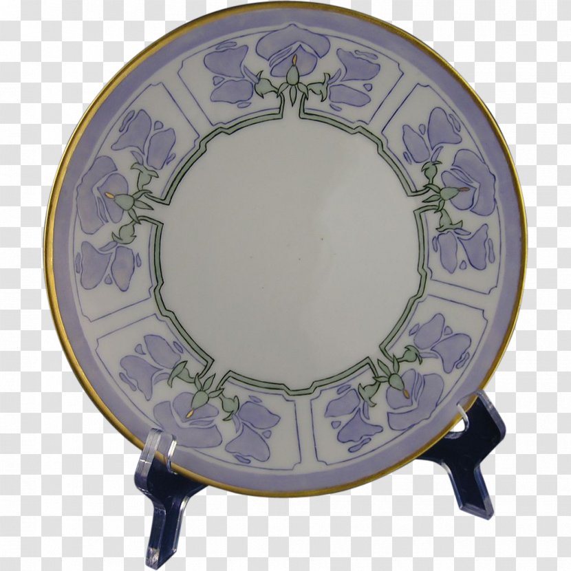 Plate Blue And White Pottery Porcelain Tableware Transparent PNG