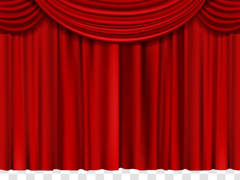 Theater Drapes And Stage Curtains Red Theatre Pattern - Curtain - Cloth Transparent PNG