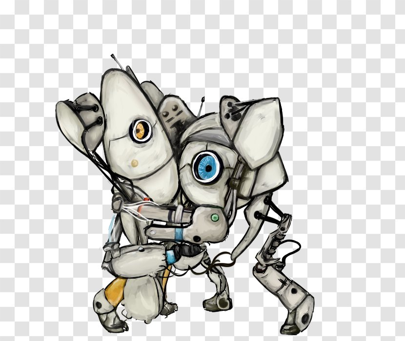 Portal 2 Dog Drawing Fan Art - Flower Transparent PNG