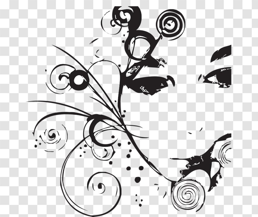 Black And White Art Clip - Design Transparent PNG