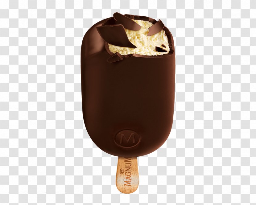 Chocolate Ice Cream Truffle Magnum - CREAM Transparent PNG