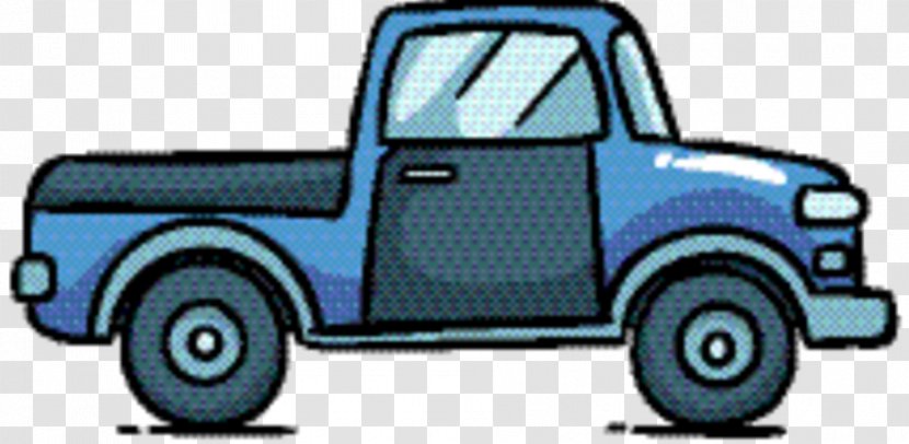 Classic Car Background - Compact - Pickup Truck Land Vehicle Transparent PNG