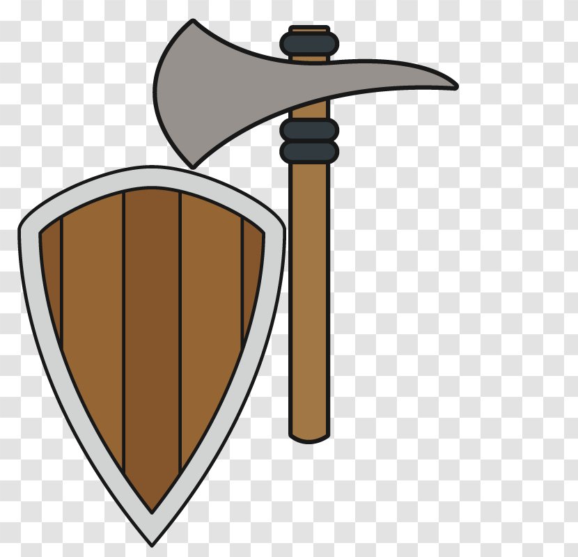 Weapon Shield Euclidean Vector Axe - Ax Transparent PNG