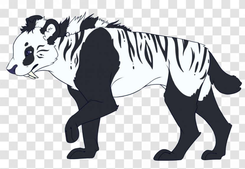 Saber-toothed Tiger Lion Cat - Horse Like Mammal - Sabertoothed Transparent PNG