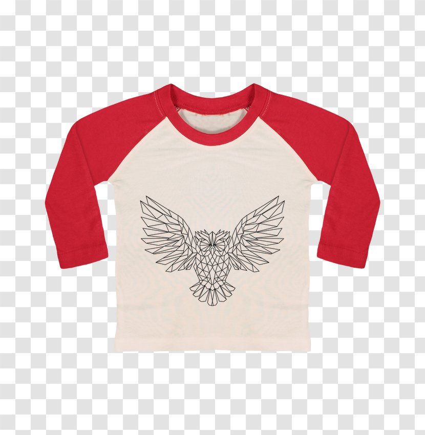 Long-sleeved T-shirt Collar Designer - T Shirt - Geometric Red Transparent PNG