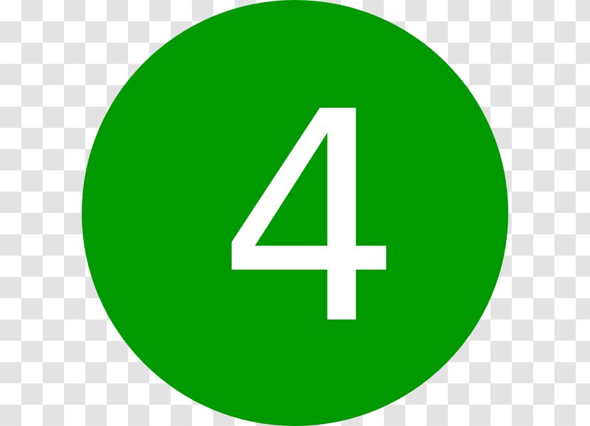 Clip Art - Green - Number One Transparent PNG