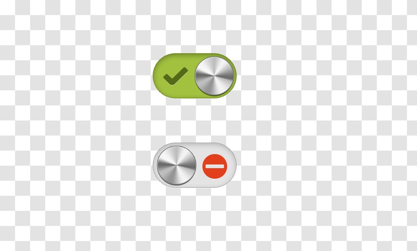 Switch Push-button Icon - Logo - Toggle Button Metallic Material Transparent PNG