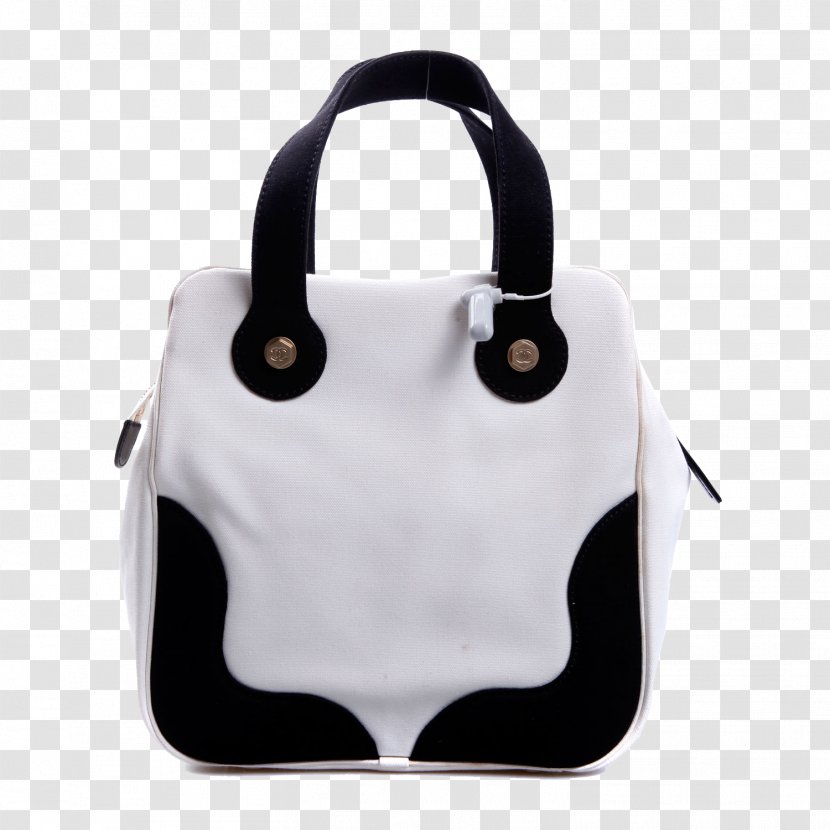 Handbag Chanel Designer - Shoulder Bag - Black And White Female Models Bags Transparent PNG
