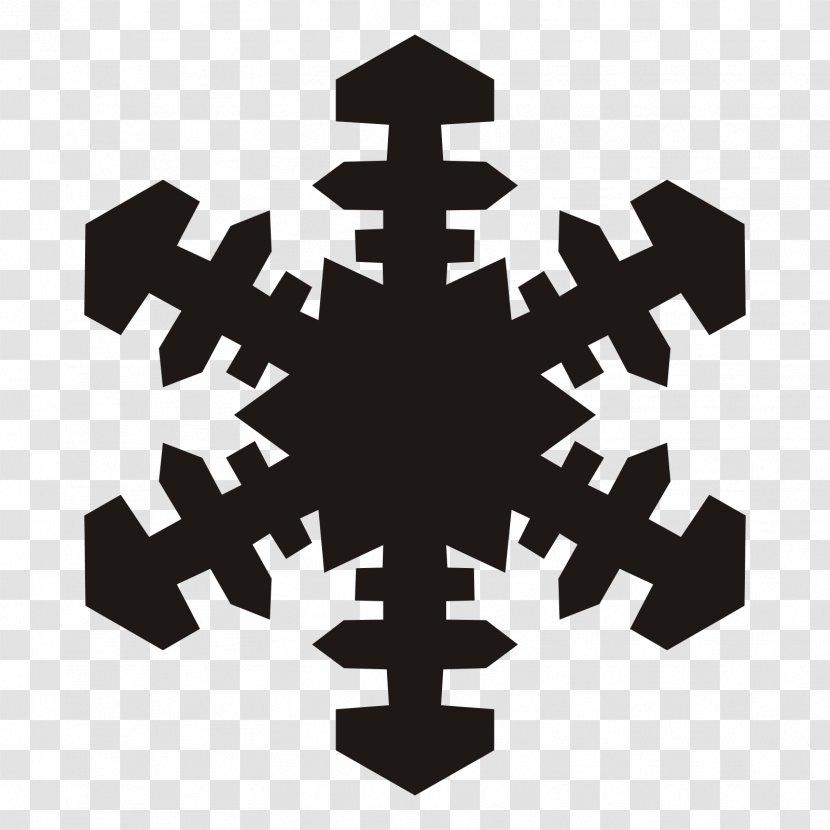 Snowflake Silhouette Clip Art - Pattern - Image Transparent PNG