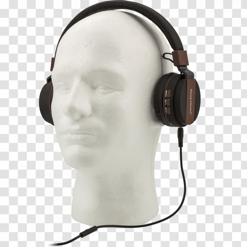 Headphones Microphone Headset Hearing - Gear Head Transparent PNG