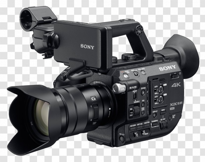 Super 35 Sony XDCAM PXW-FS5 Digital Movie Camera α - Video Transparent PNG