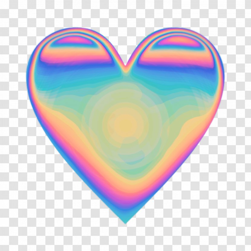 Heart Holography Image Emoji PicsArt Photo Studio Transparent PNG
