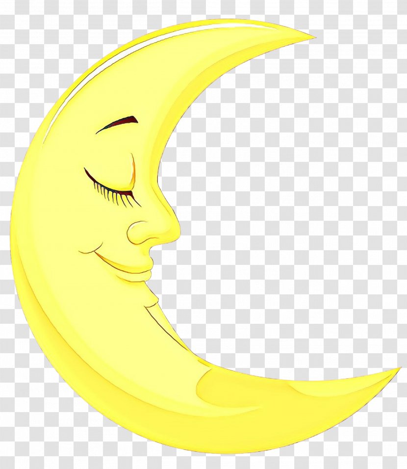 Yellow Crescent Banana Family Smile - Symbol Plant Transparent PNG