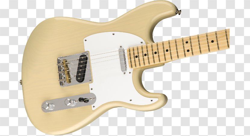 Fender Telecaster Deluxe Musical Instruments Corporation Stratocaster Electric Guitar - Solid Body - The Yellow Line Transparent PNG