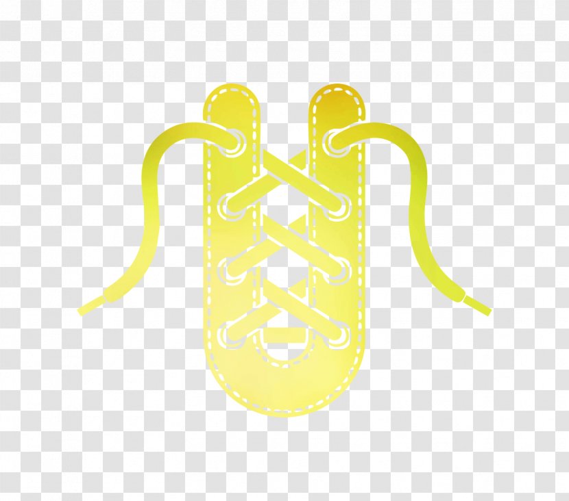 Logo Shoe Font Clip Art Line - Yellow Transparent PNG