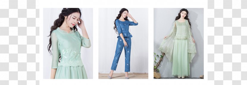 Fashion Design Clothing Dress Pattern - Flower - 阔腿裤 Transparent PNG