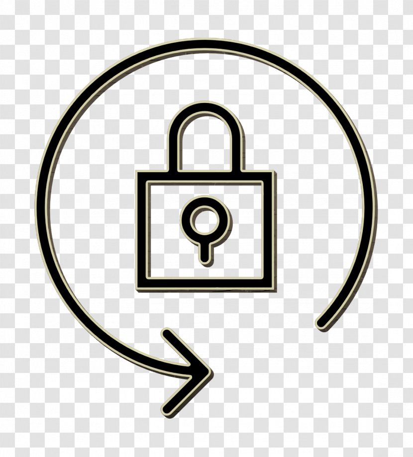 Essential Set Icon Lock - Hardware Accessory Symbol Transparent PNG