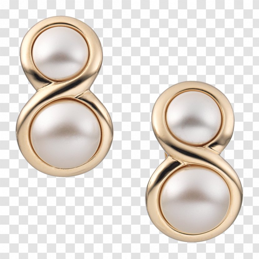 Earring Pearl Jewellery Gold - Cultured - Ring Transparent PNG