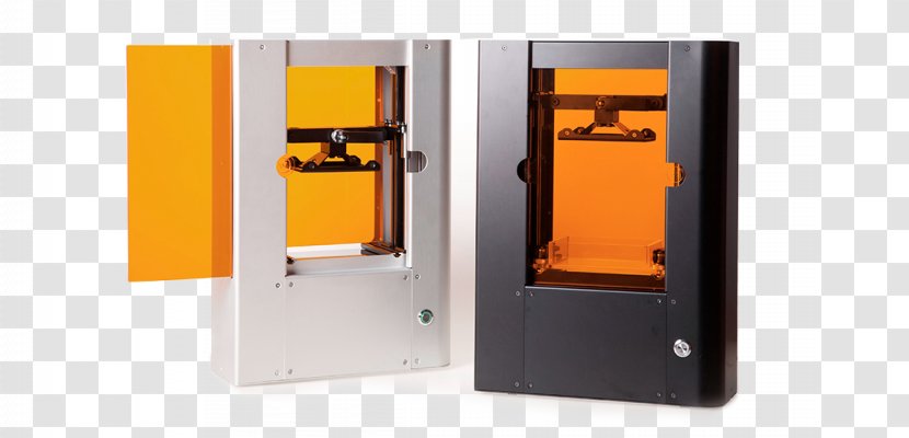 3D Printing Printers Photopolymer Stereolithography - Orange - Printer Transparent PNG