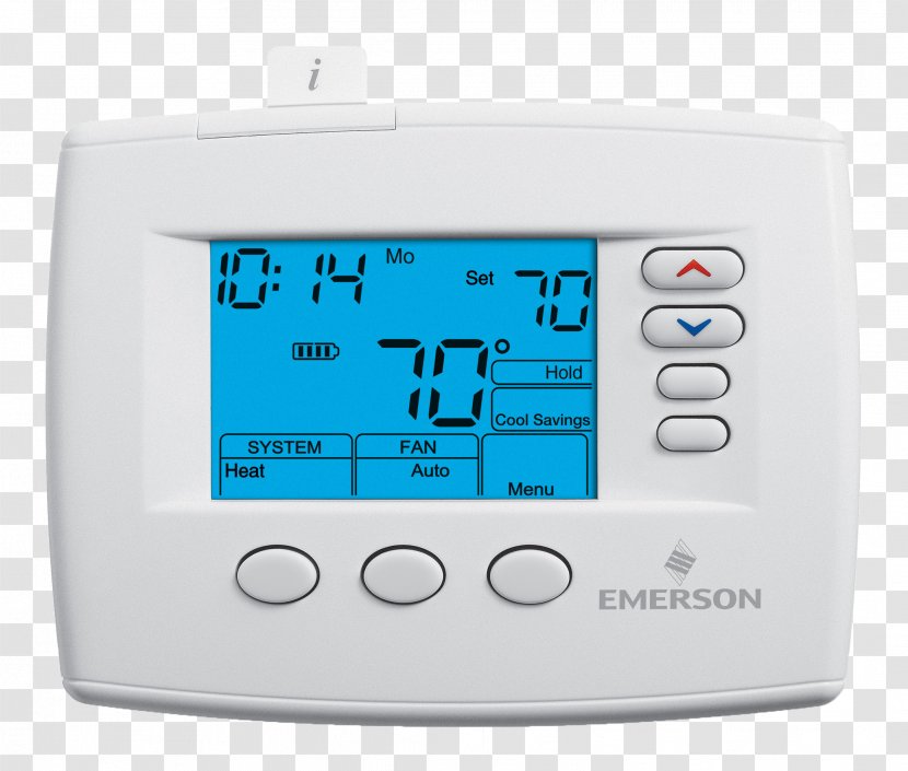 White-Rodgers 1F85-0477 Programmable Thermostat 1F85-277 Heat Pump - Hardware - Multi-room Transparent PNG