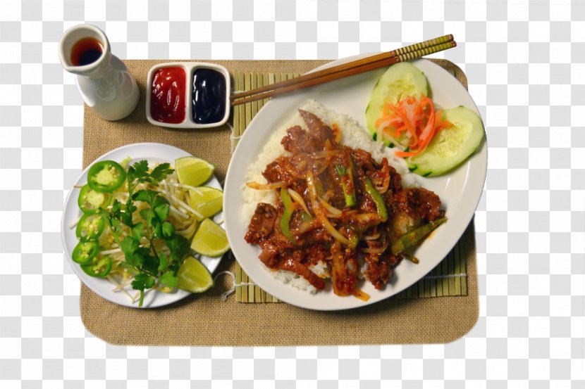 Asian Cuisine Curry Vietnamese Vegetarian Lunch - Food - Salad Transparent PNG