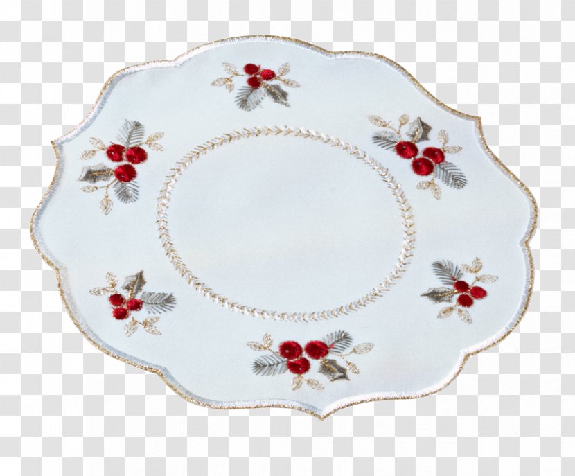 Tableware Plate Platter Porcelain - Tablecloth Transparent PNG