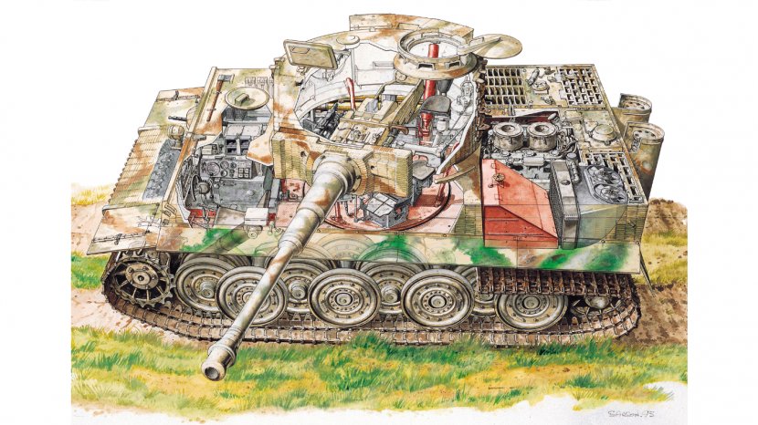 Germany Tiger 1: Heavy Tank, 1942-45 Second World War I - Army - Tanks Transparent PNG