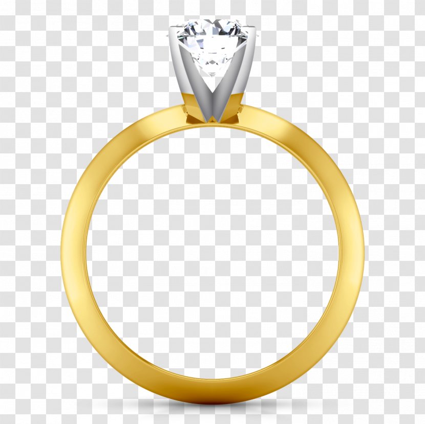 Diamond Cut Engagement Ring Princess Transparent PNG